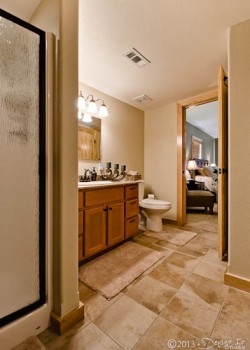 Downstairs private bath with bedroom